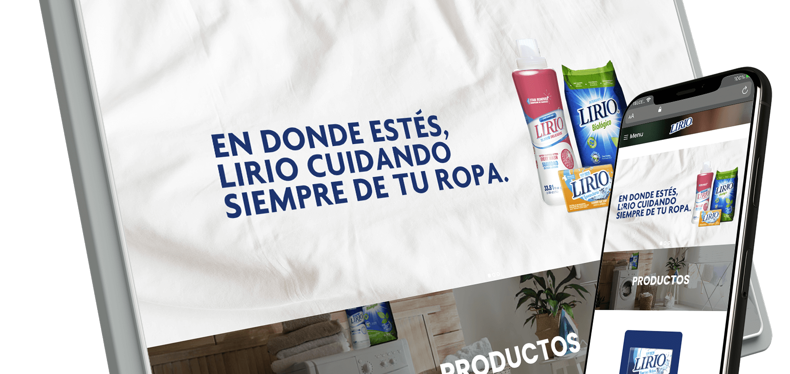 Mockup lirio biologico