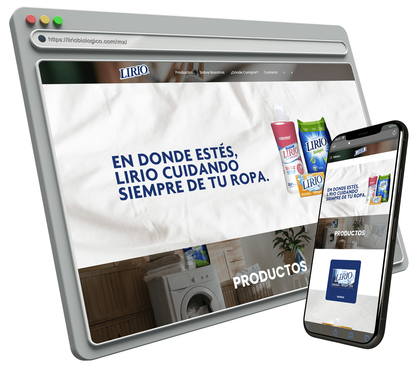 Mockup lirio biologico