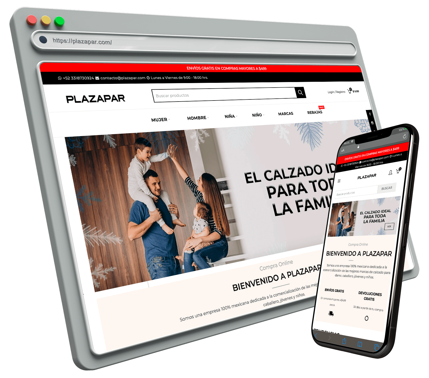 Mockup Shopify Expert Plazapar Conector SizeColors