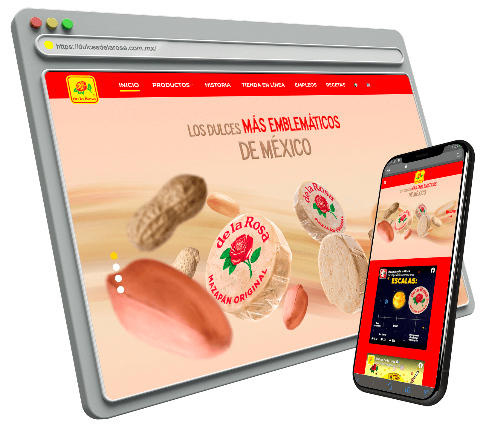 Pagina Web Profesional para alimentos