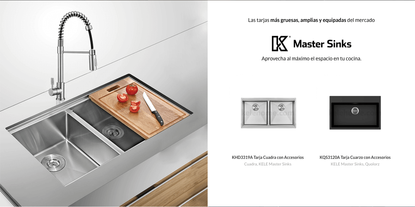 secciones en productos catalogo